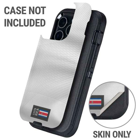 Costa Rica Soccer Flag Otterbox Defender iPhone Skin